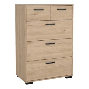 Sofia Chest 3 + 2 drawers Jackson Hickory