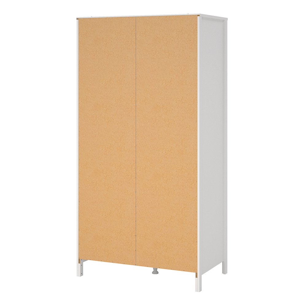 Madrid Wardrobe with 2 Doors in White - Image 5