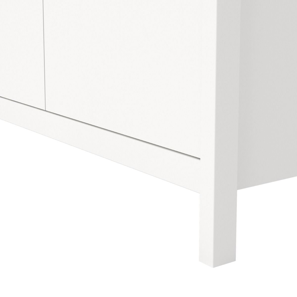 Madrid Wardrobe with 2 Doors in White - Image 8