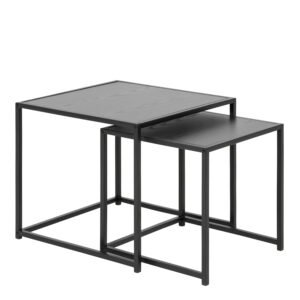 Seaford Nest of Tables in Ash Black