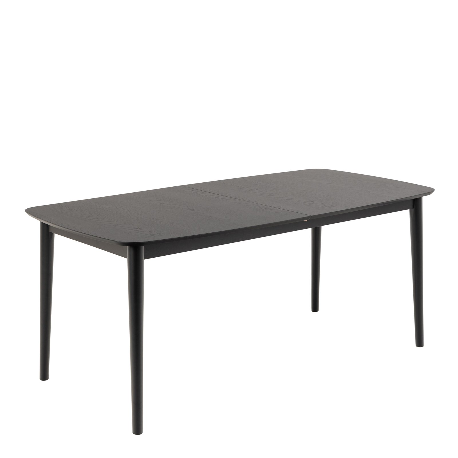 Montreux Rectangular Extending Dining Table in Black 180-219 cm