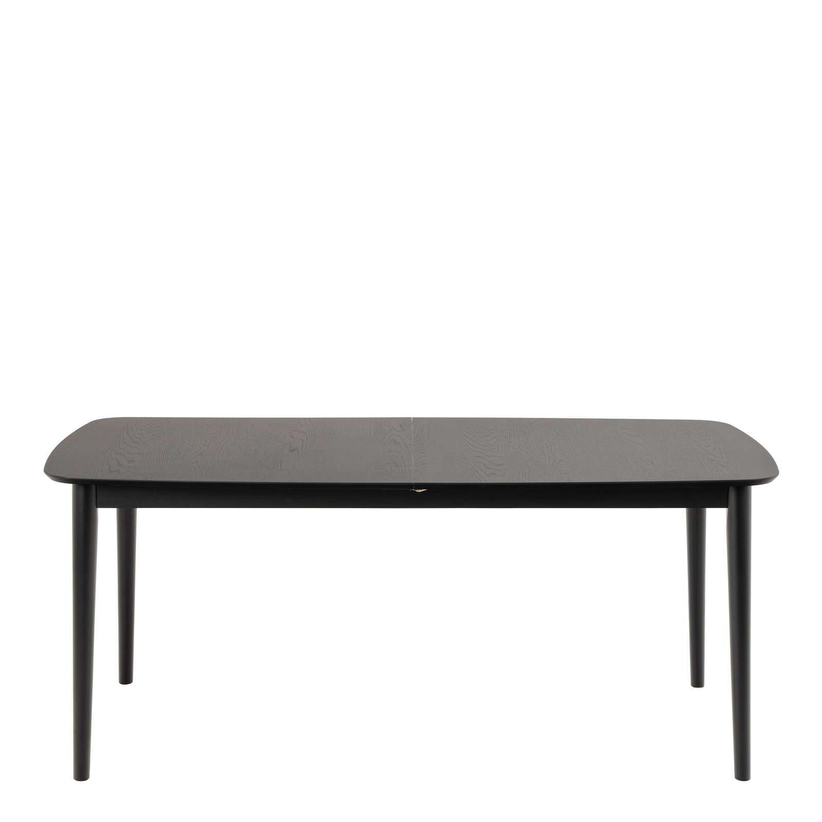Montreux Rectangular Extending Dining Table in Black 180-219 cm - Image 3