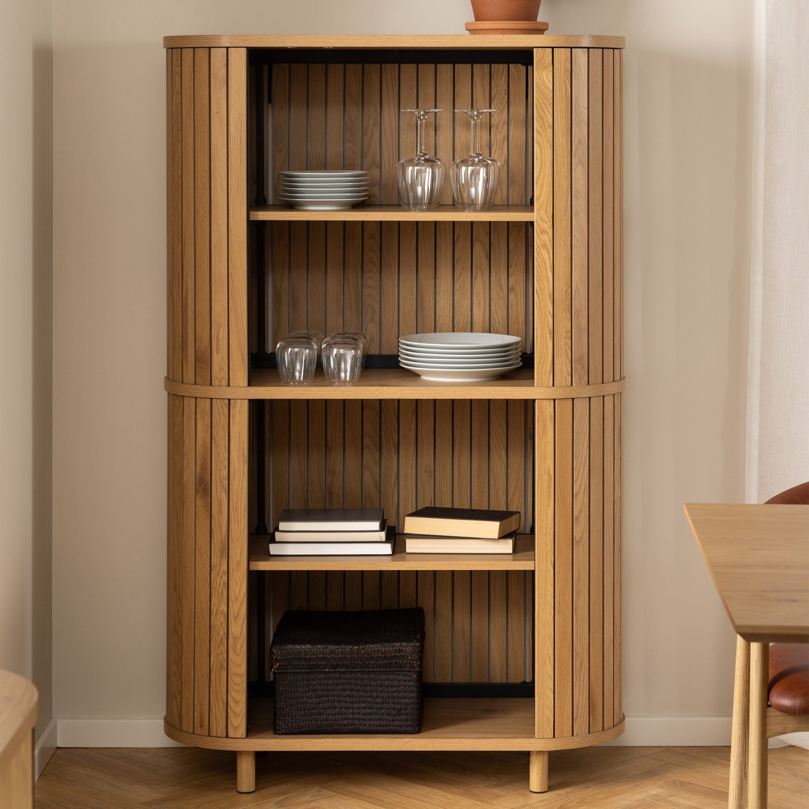Colima Bookcase in Oak - Image 5