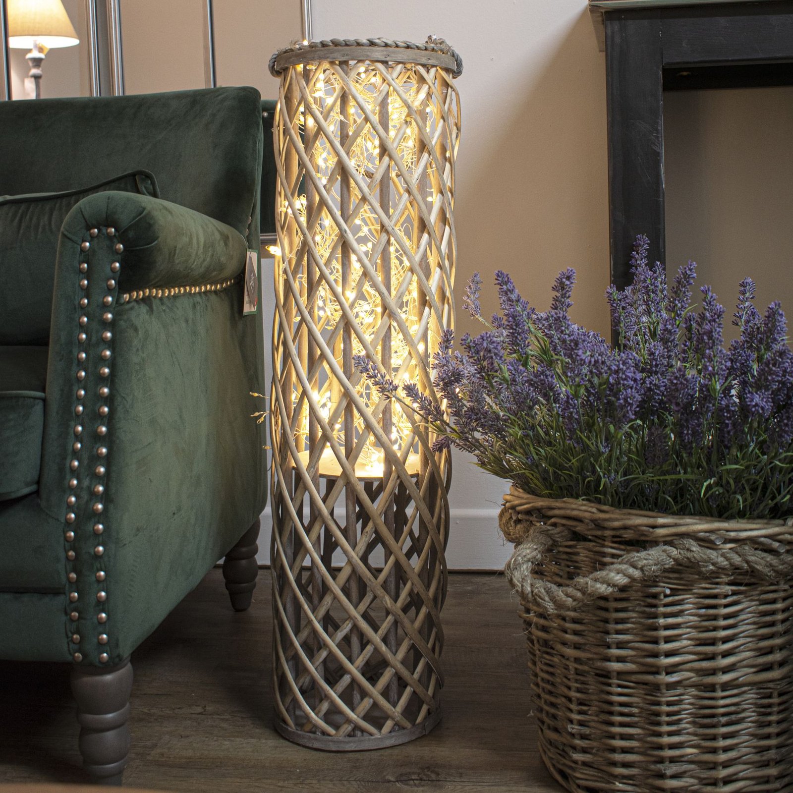 2.75m9ft Plug-In LED 8 Sequence Warm White Cluster String - Image 5