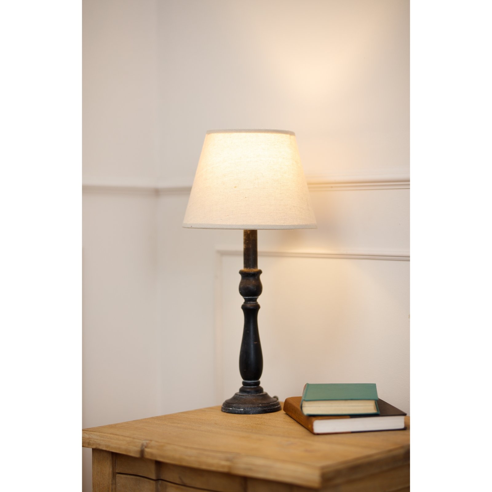 Ravenna Column Table Lamp With Linen Shade - Image 5