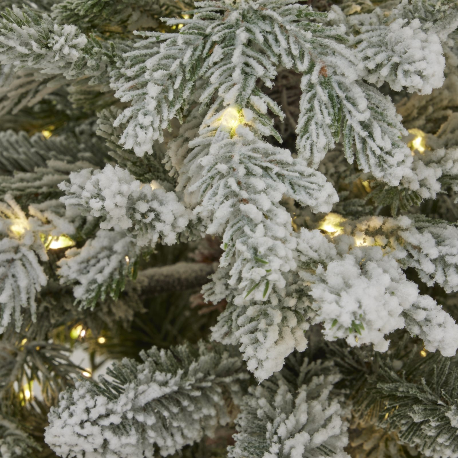 Snowy Forest Fir Pre-Lit Led 300L Christmas Tree In Pot - Image 3
