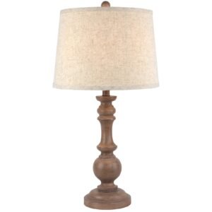 Seraphia Table Lamp With Edged Linen Shade