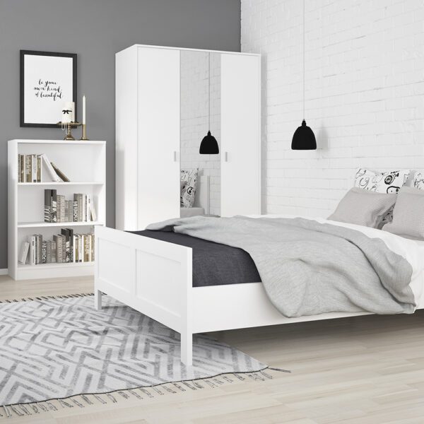 4 You Medium Wide Bookcase In Pearl White - Image 3