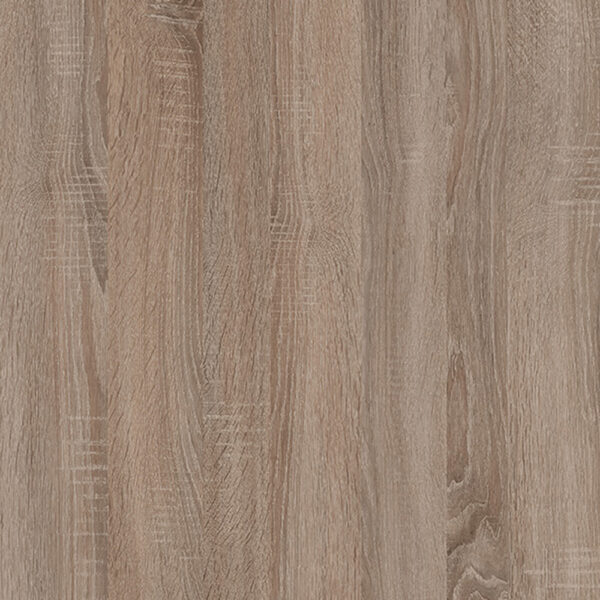 Chelsea Living Wall Shelf in White with a Truffle Oak Trim - Image 8