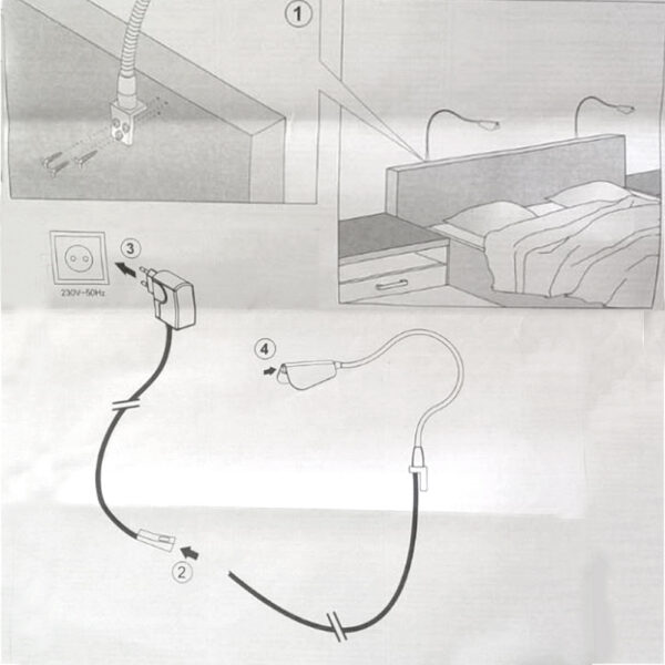 Cabinet Light Butterfly Reading lamp - Image 3