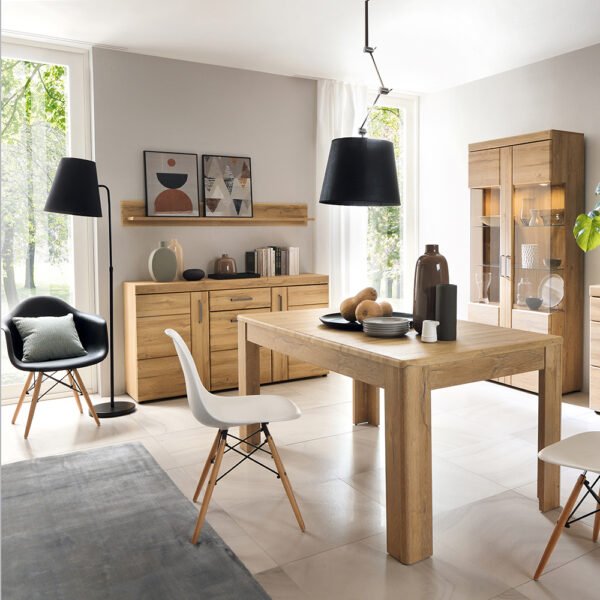 Cortina Wall Shelf 156cm in Grandson Oak - Image 7
