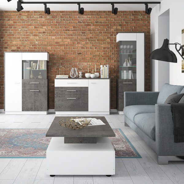 Zingaro 1 Door 2 Drawer 1 Compartment Sideboard - Image 4