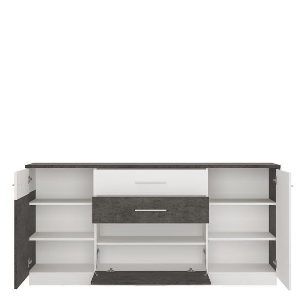Zingaro 2 Door 2 Drawer 1 Compartment Sideboard - Image 2