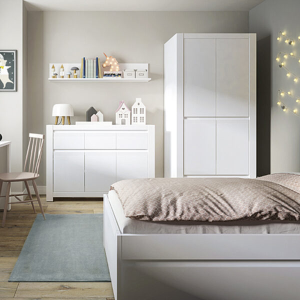 Novi 3 Door 3 Drawer Cabinet in Alpine White - Image 6
