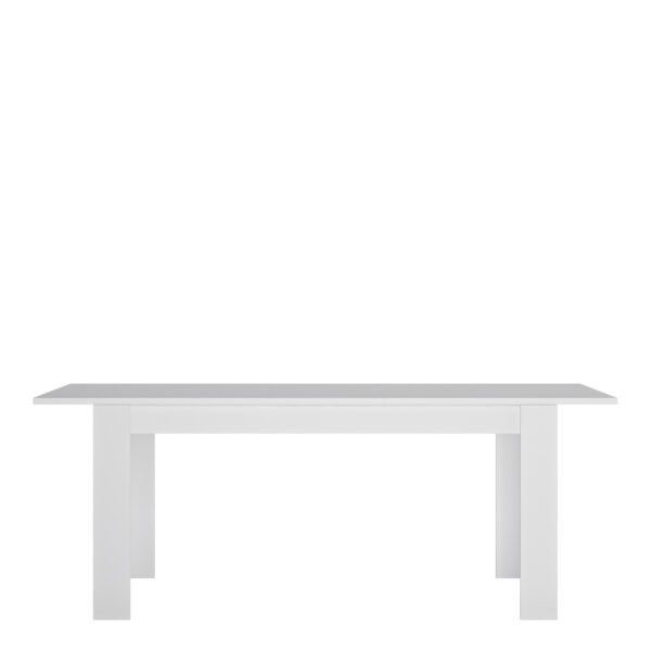 Lyon Large Extending Dining Table 160-200cm in White and High Gloss - Image 2