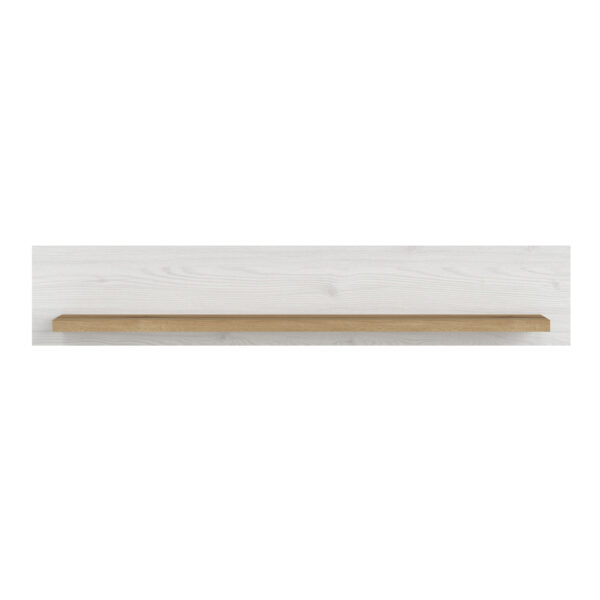 Celesto Shelf in White and Oak - Image 3