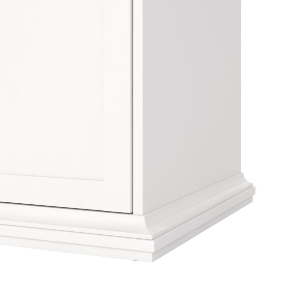 Paris Bedside 2 Drawers in Matt Grey - Image 12