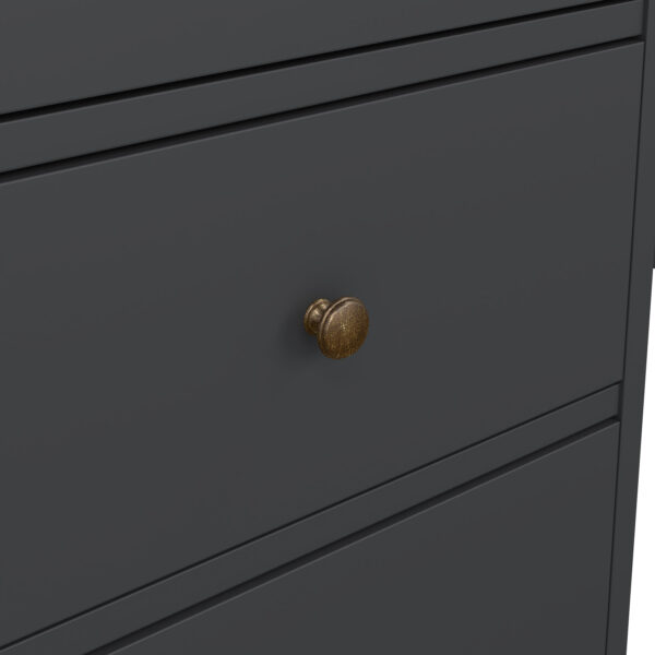 Paris Desk in Matt Grey - Image 9
