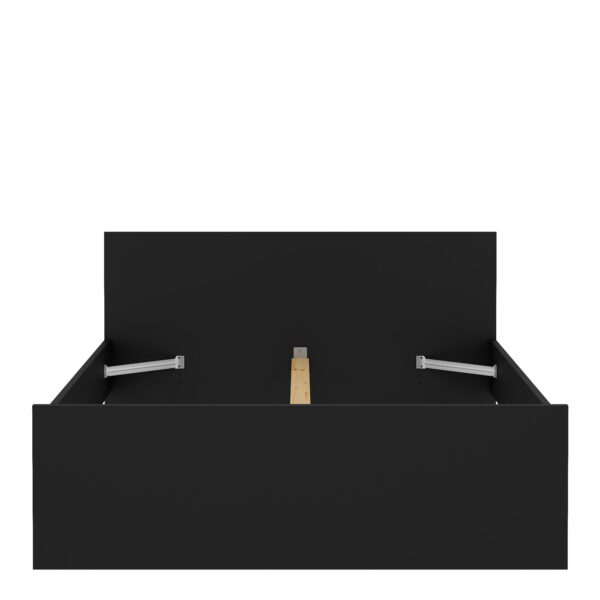Naia Double Bed 4ft6 (140 x 190) in Black Matt - Image 4
