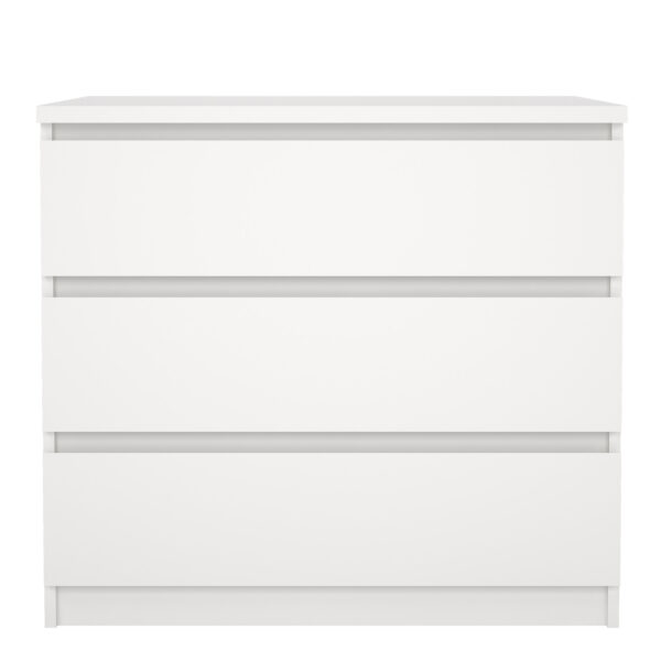 Naia Chest of 3 Drawers in White - Image 3