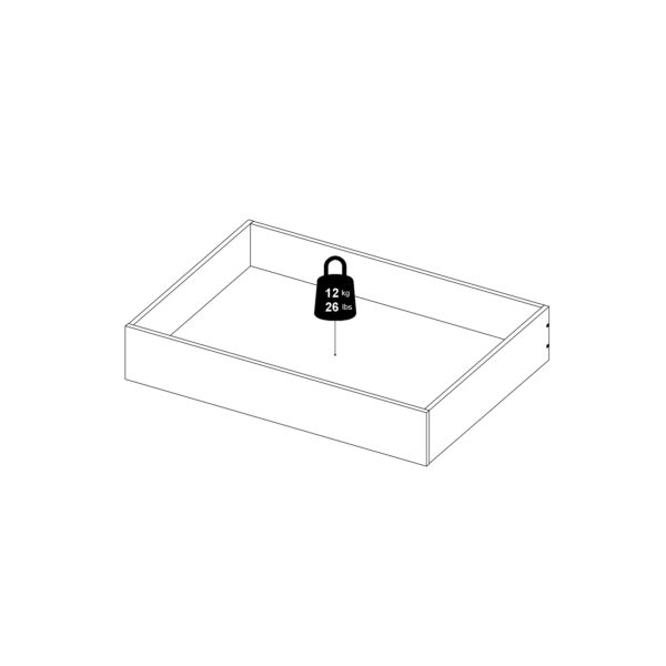 Naia Set of 2 Underbed Drawers (for Single or Double Beds) in Black Matt - Image 10