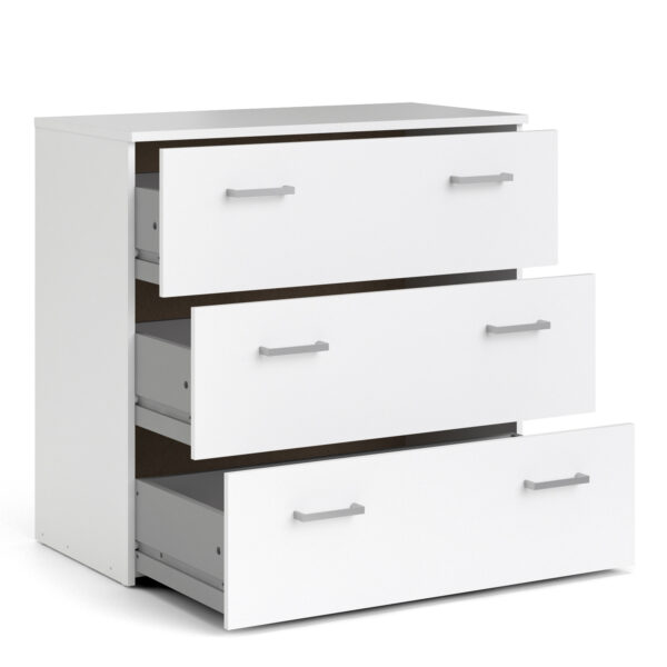 Space Chest of 3 Drawers in White - Image 4