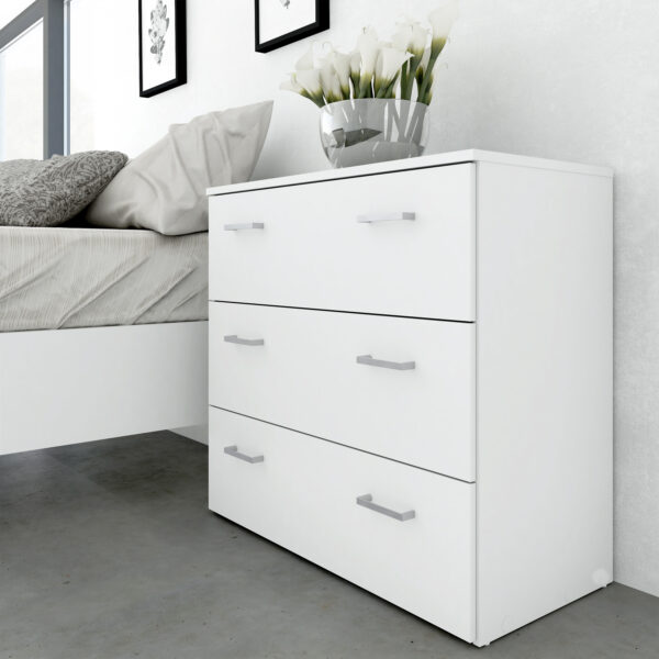 Space Chest of 3 Drawers in White - Image 5
