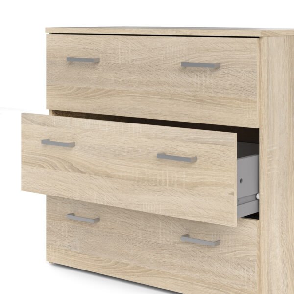 Space Chest of 3 Drawers in Oak - Image 10