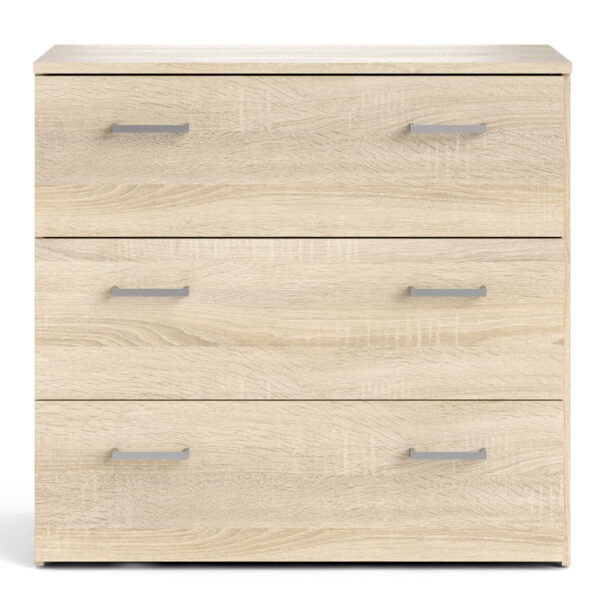 Space Chest of 3 Drawers in Oak - Image 2