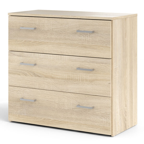 Space Chest of 3 Drawers in Oak - Image 3