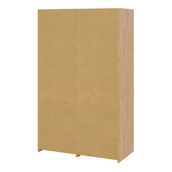Line Wardrobe with 2 Doors 2 Drawers in Jackson Hickory Oak - Image 5