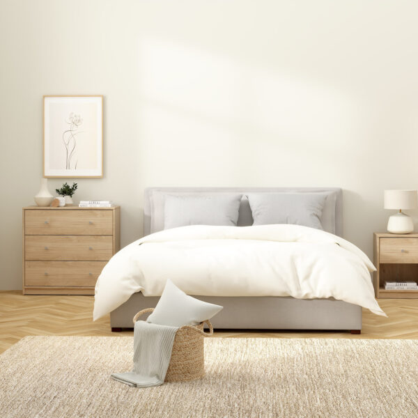 May Chest of 3 Drawers in Jackson Hickory Oak - Image 6