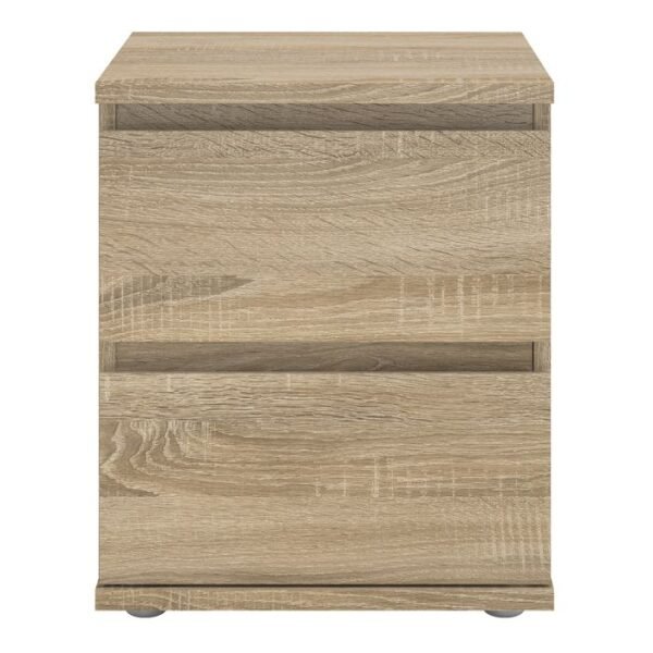 Nova Bedside 2 Drawer in Oak - Image 3