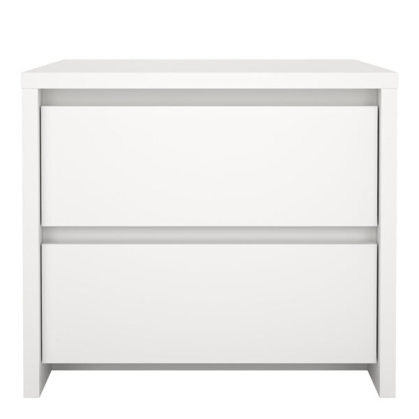 Next Nightstand 2 drawers White - Image 3