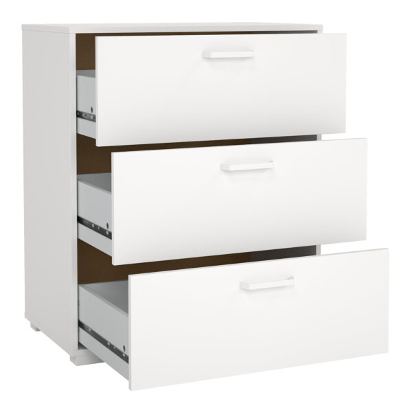 Sofia Chest 3 drawers White - Image 5