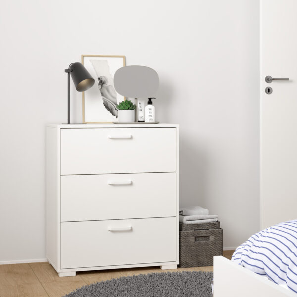 Sofia Chest 3 drawers White - Image 8