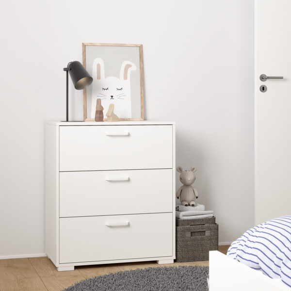 Sofia Chest 3 drawers White - Image 9