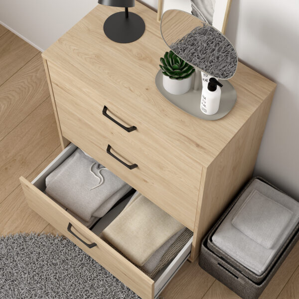 Sofia Chest 3 drawers Jackson Hickory - Image 9