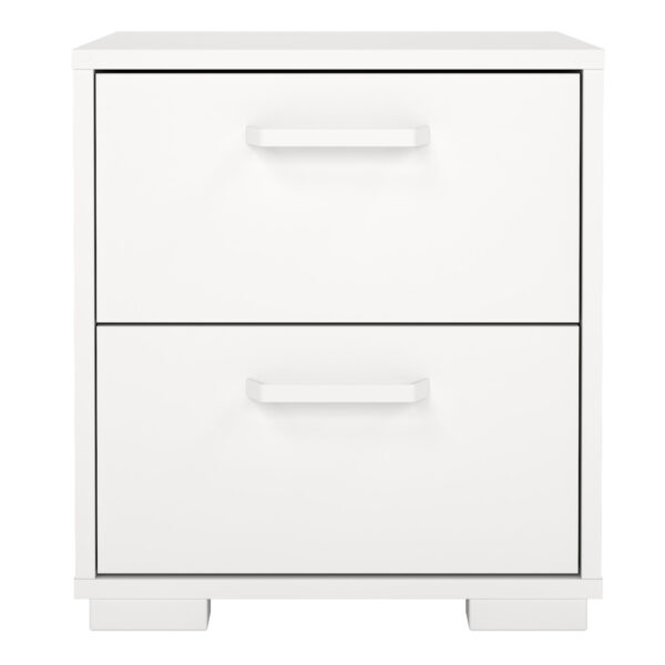 Sofia Nightstand 2 drawers White - Image 2