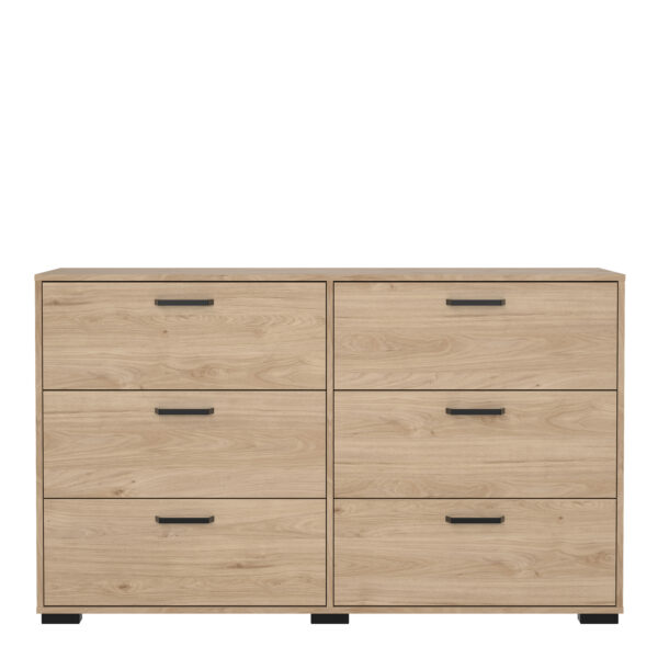 Sofia Double dresser 6 drawers Jackson Hickory - Image 2