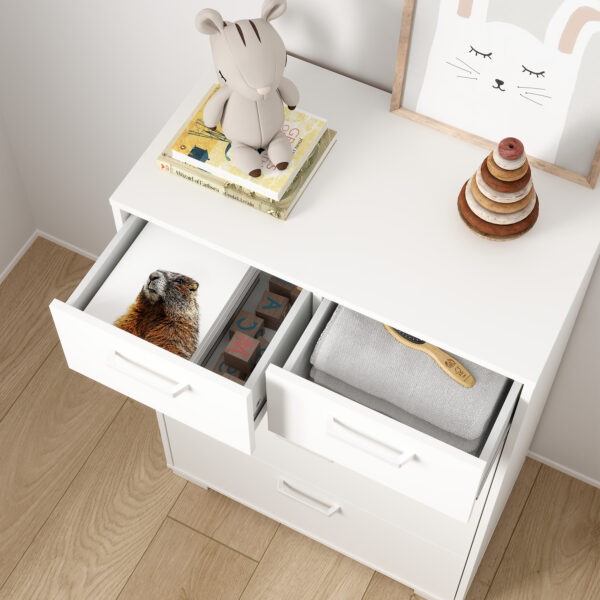 Sofia Chest 3 + 2 drawers White - Image 11