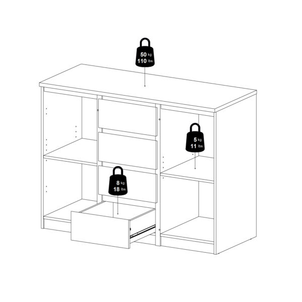 Naia Sideboard in White - Image 10