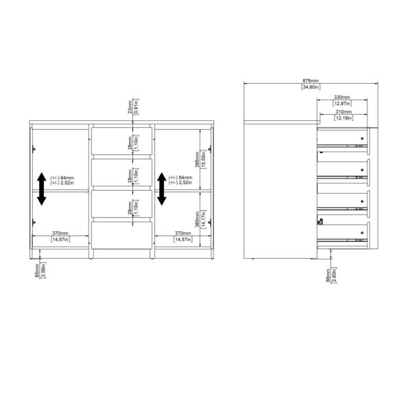 Naia Sideboard in White - Image 9