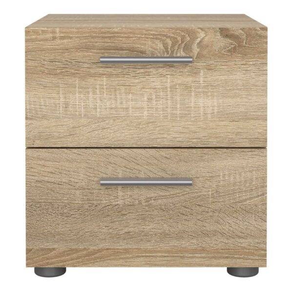 Pepe Bedside 2 Drawers in Oak - Image 3