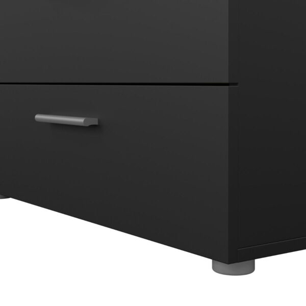 Pepe Wide Chest of 8 Drawers in Black - Image 10