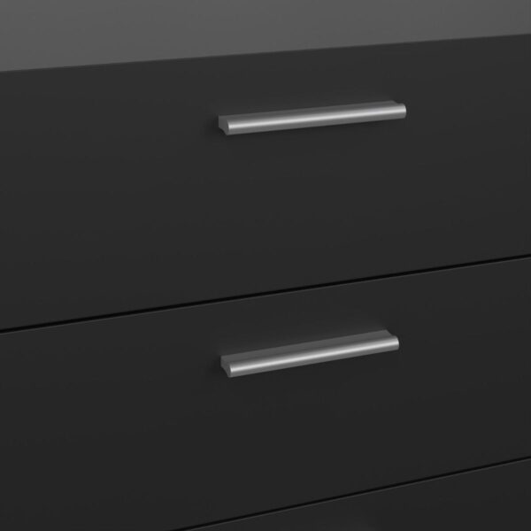 Pepe Wide Chest of 8 Drawers in Black - Image 9