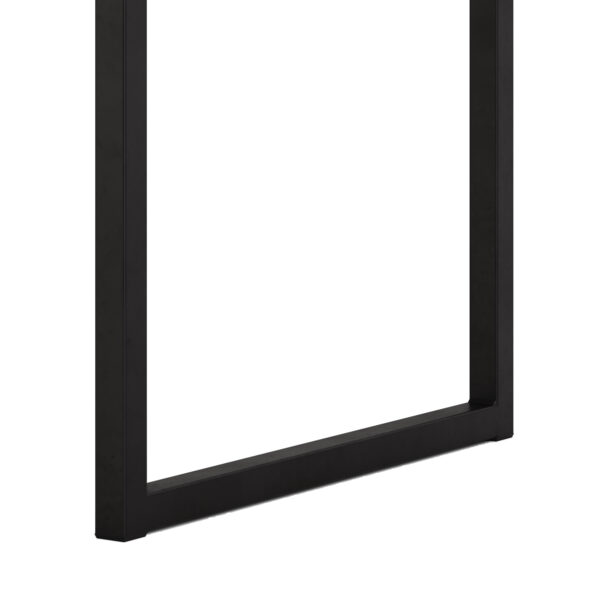 Function Plus Corner Desk 2 Drawers in Black Matt and Oak - Image 5