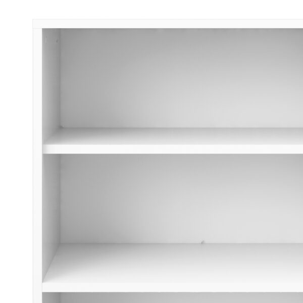 Prima Bookcase 4 Shelves in White - Image 7