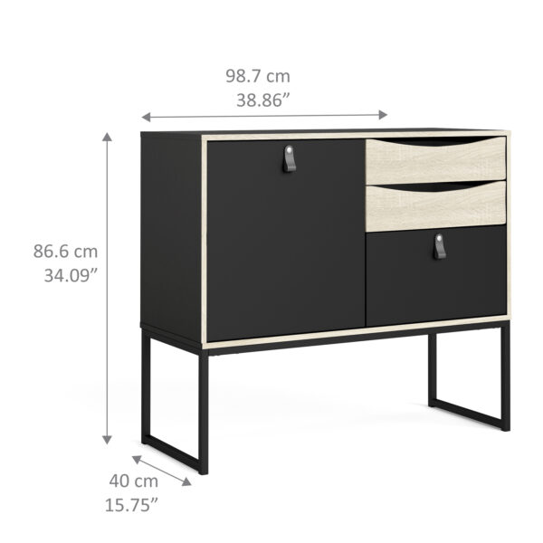 Stubbe Sideboard with 1 Door 3 Drawers - Image 17