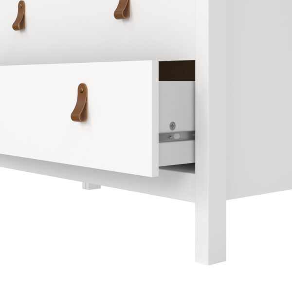 Barcelona Chest 3 Drawers in White - Image 8